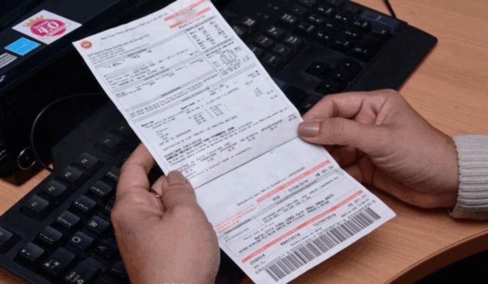 conta de energia elétrica