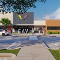 Projeções Escola Americana de Vitória (Foto/divulgação: Retrofit)