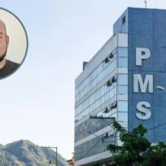 Sede da Prefeitura da Serra e em destaque o secretário de Cultura exonerado, Anderson Madeira