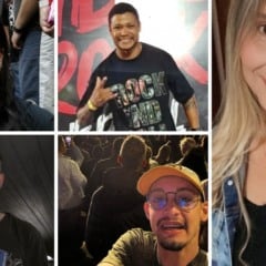 Fãs do Guns N' Roses celebram anúncio de show no ES (Foto: Acervo pessoal)